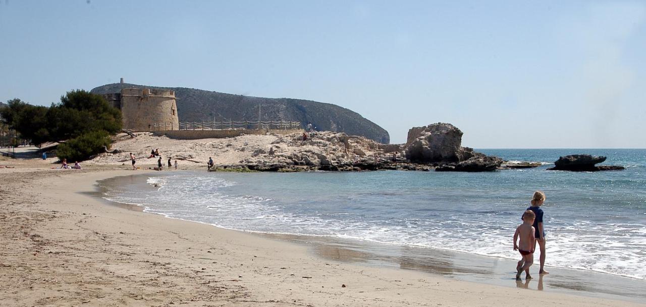 Junto Al Mar Moraira Lägenhet Exteriör bild